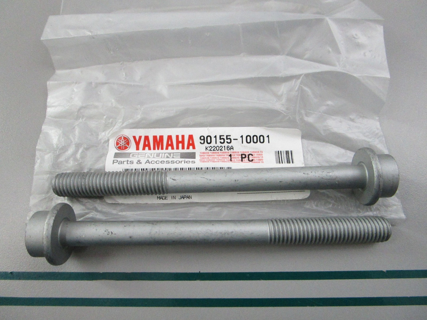 NEW OEM (LOT OF 2) 90155-10001-00 Yamaha Flat Fillister Screw 0810