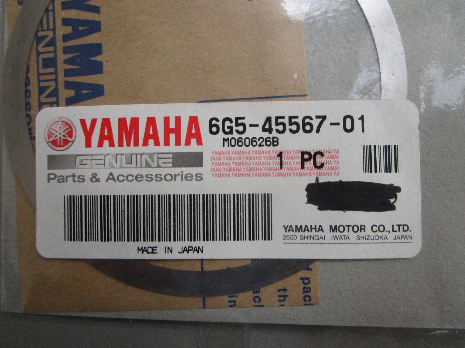 *NEW OEM* 0810 Yamaha (T:0.10MM) Shim 6G5-45567-01-00