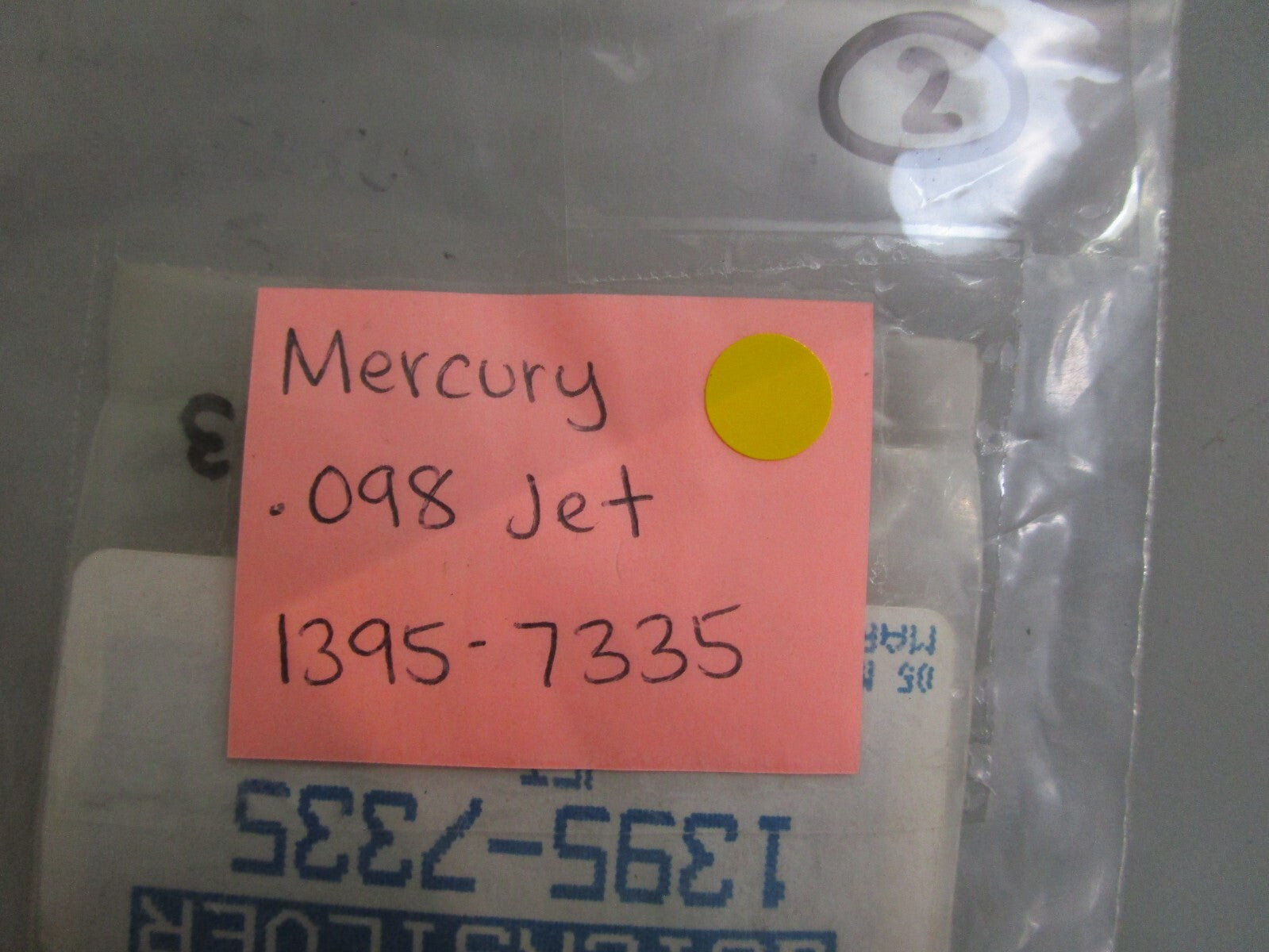*NEW OEM* 0810 Mercury Quicksilver .098 Jet 1395-7335
