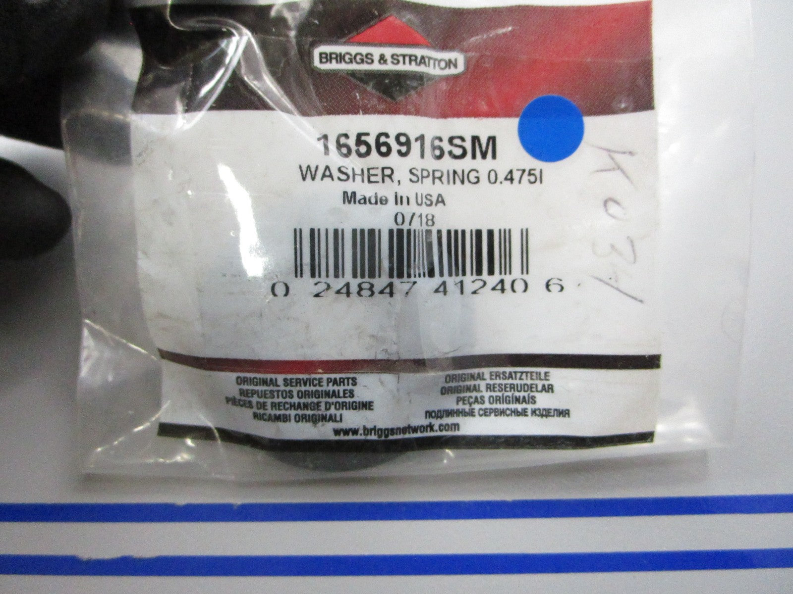 *NEW OEM* 0810 Briggs & Stratton Spring Washer 1656916SM
