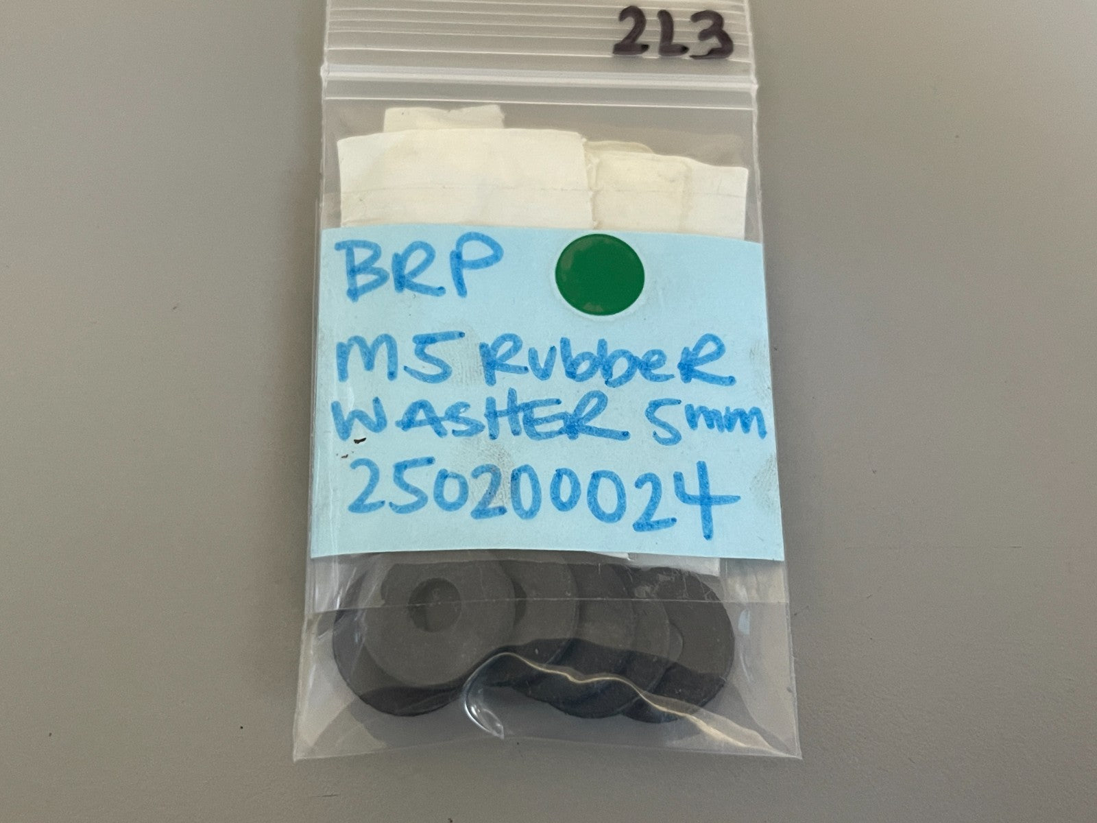 NEW OEM (LOT OF 3) 250300024 BRP M5 Rubber Washer 5mm 0810