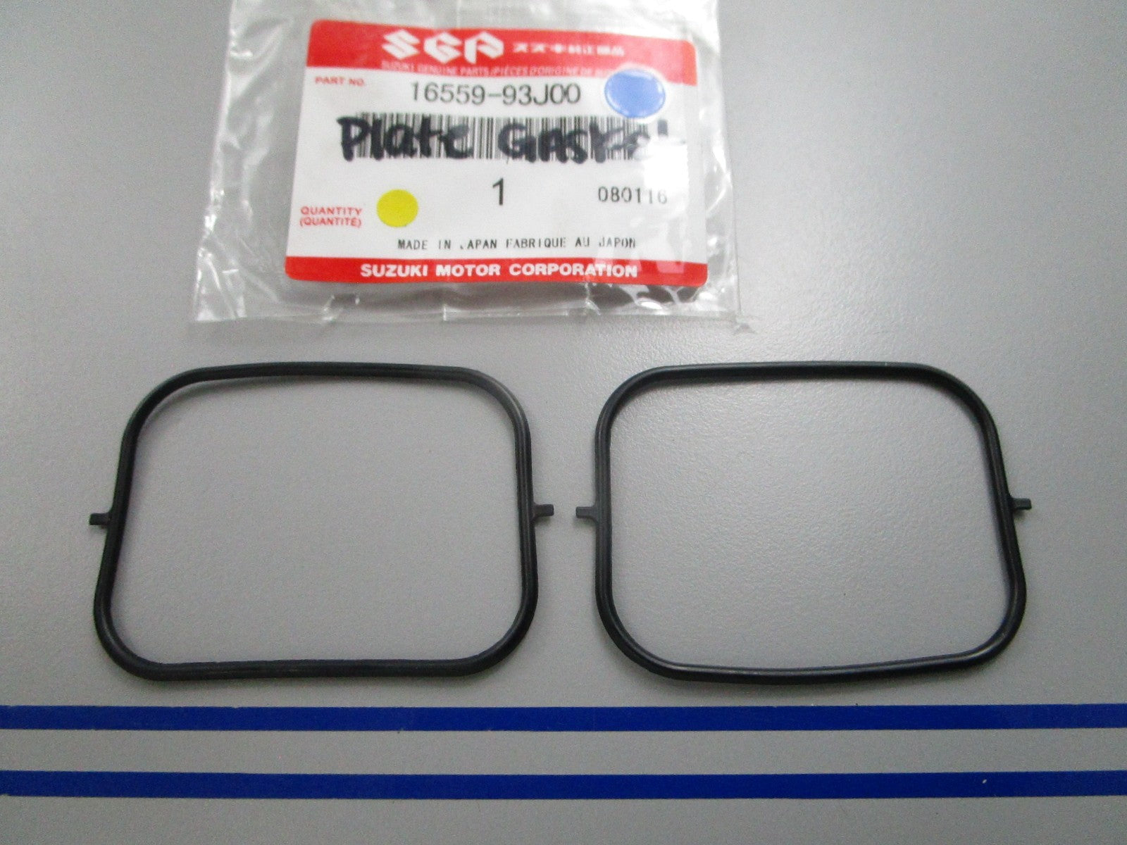 NEW OEM (LOT OF 2) 16559-93J00 Suzuki Plate Gasket 0810