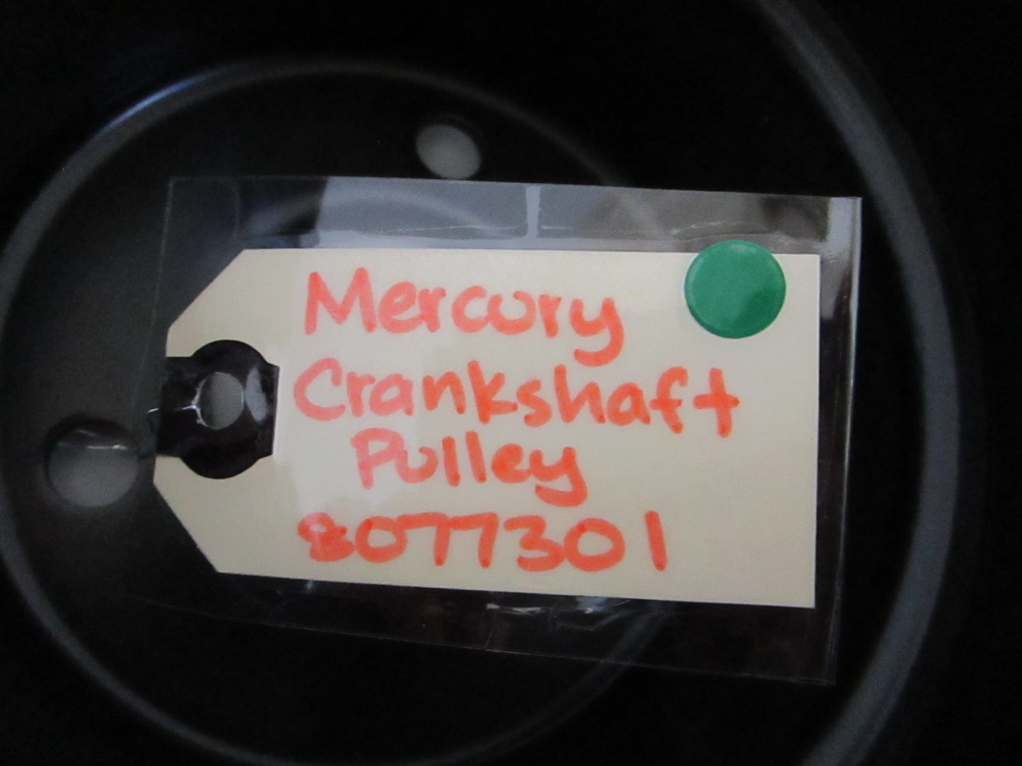 NEW OEM 8077301 Mercury Quicksilver Crankshaft Pulley 0820
