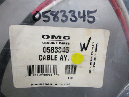*NEW OEM* 0810 OMC Johnson Evinrude Cable Assembly 583345 0583345