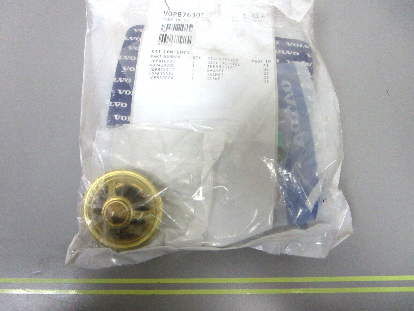*NEW OEM* 0720 Volvo Penta Thermostat Kit 876305