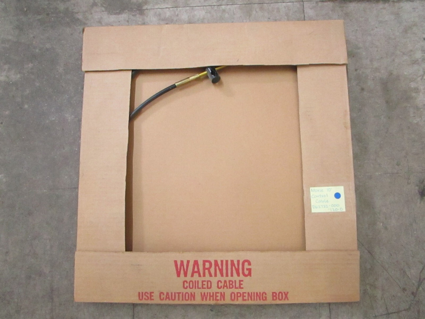 *NEW* 0820 Morse 10' "Red Jaket" Control Cable D63732-000-0120