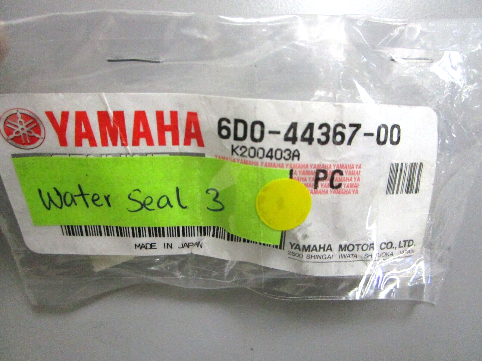 *NEW OEM* 0750 Yamaha WATER SEAL 3 6D0-44367-00