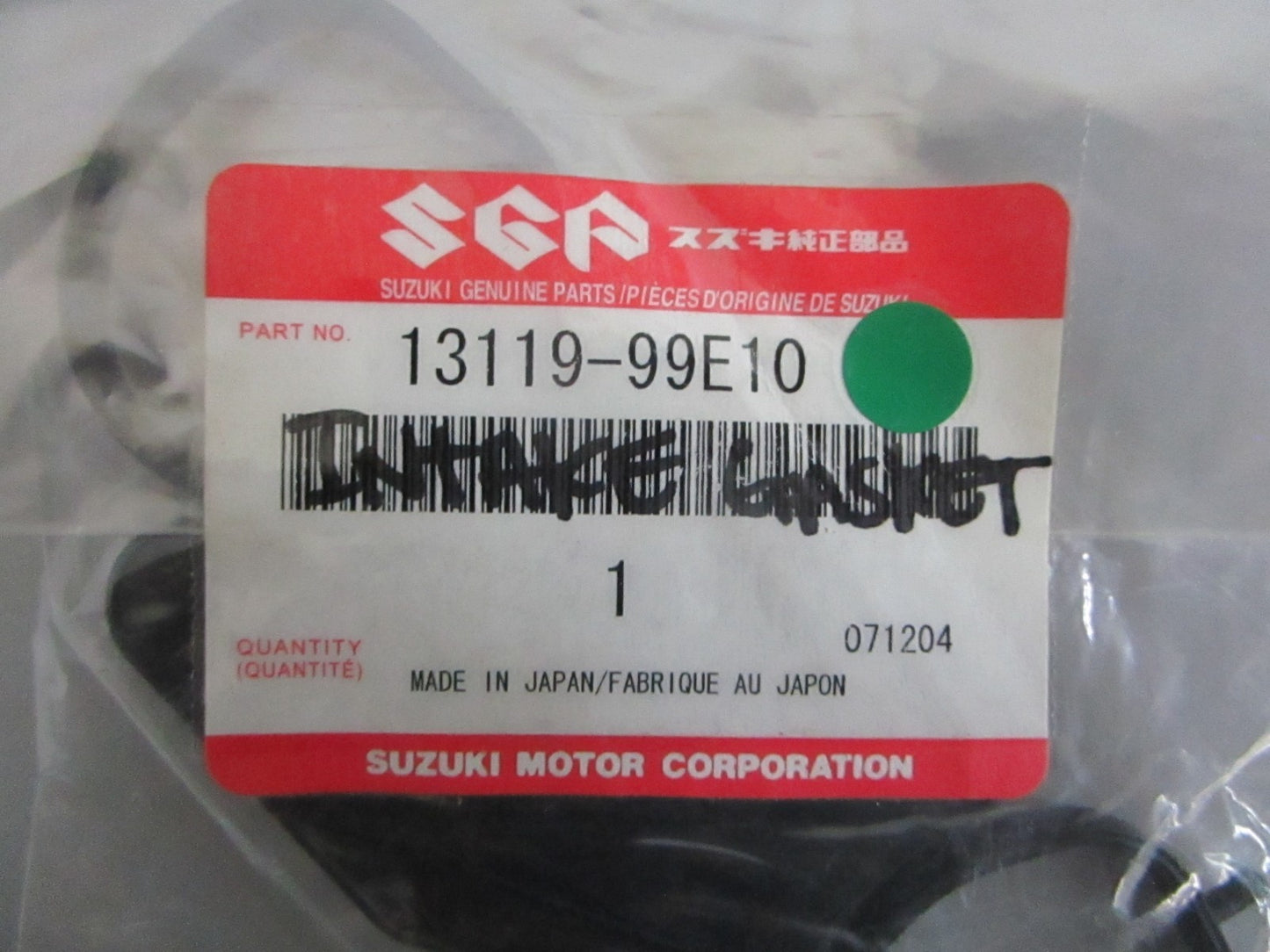 NEW OEM 13119-99E10 Suzuki Intake Gasket 0820