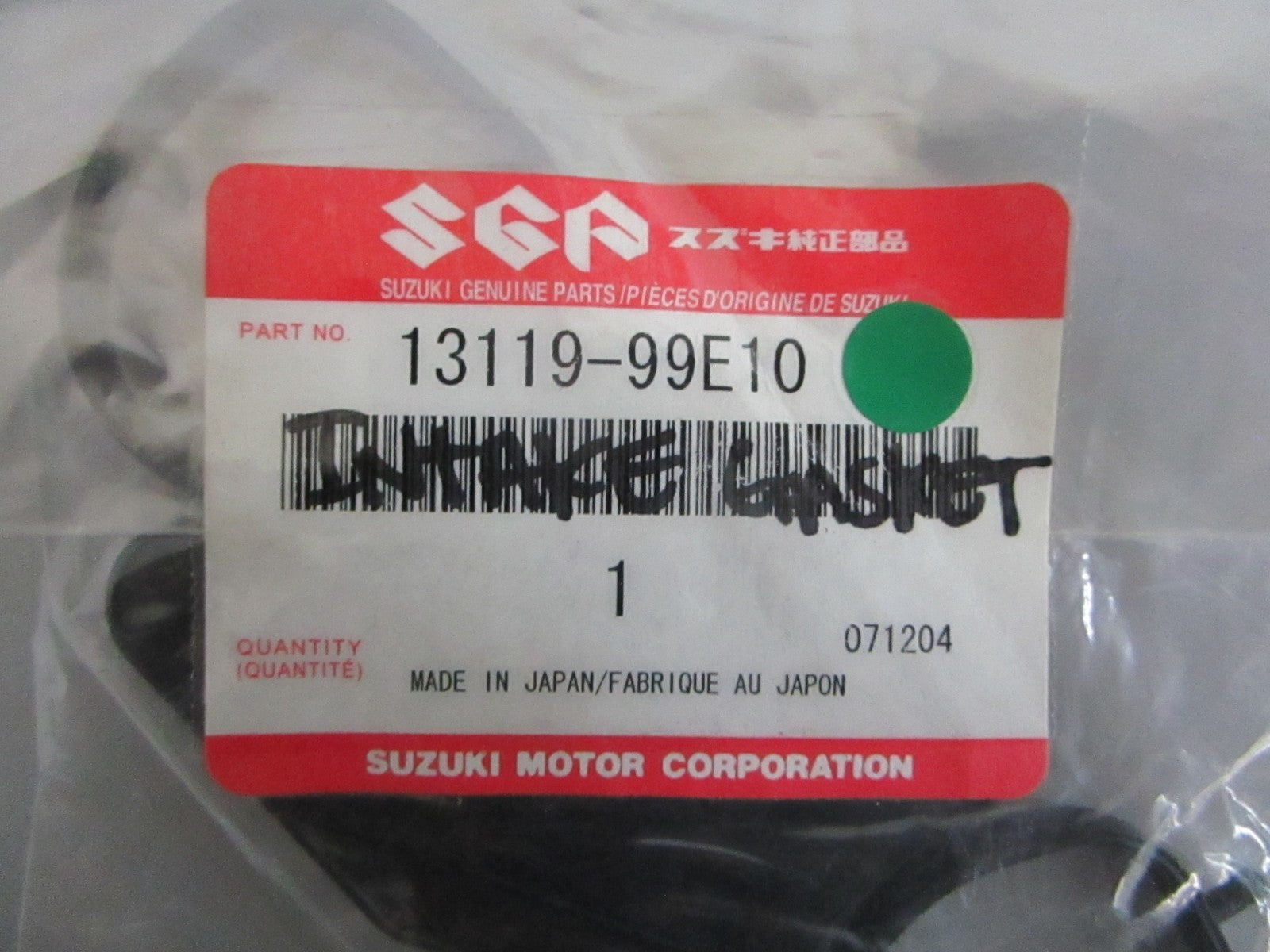 NEW OEM 13119-99E10 Suzuki Intake Gasket 0820