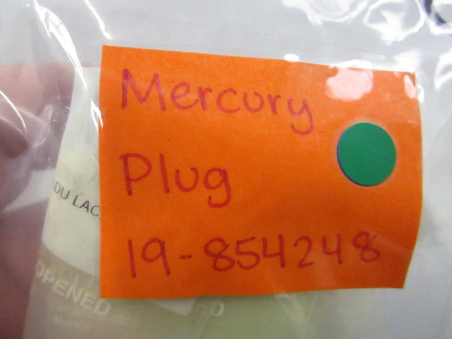 NEW OEM (LOT OF 3) 19-854248 Mercury Quicksilver Plug 0810