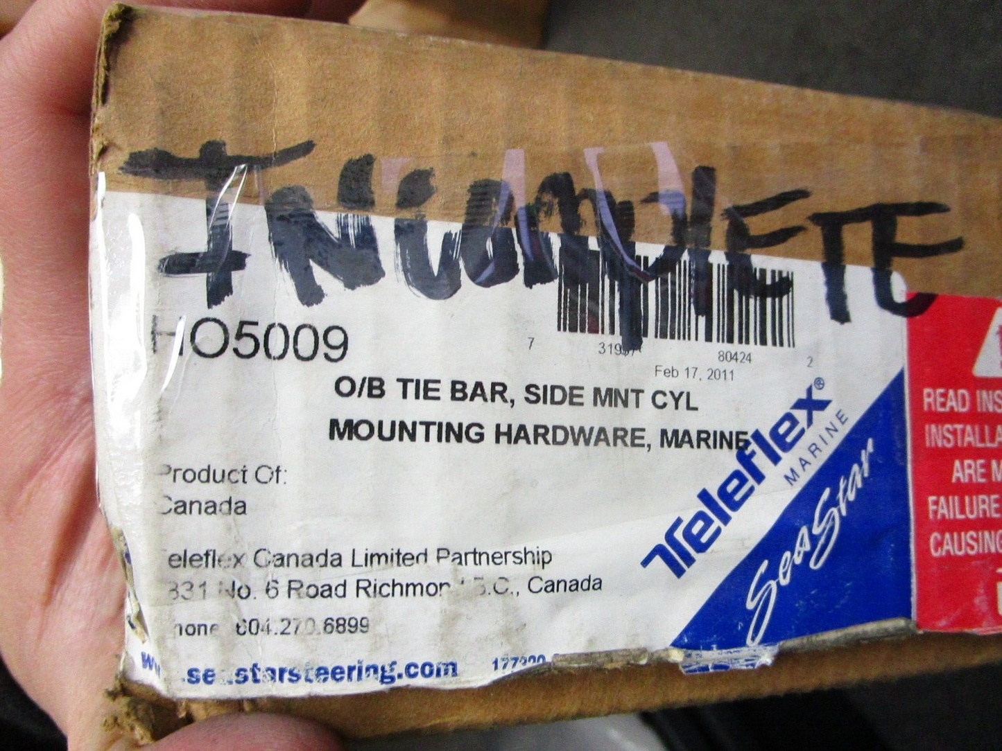 *NEW* 0720 Seastar Teleflex Tie Bar Assembly HO5009 Fits: Yamaha 70 - 90 hp