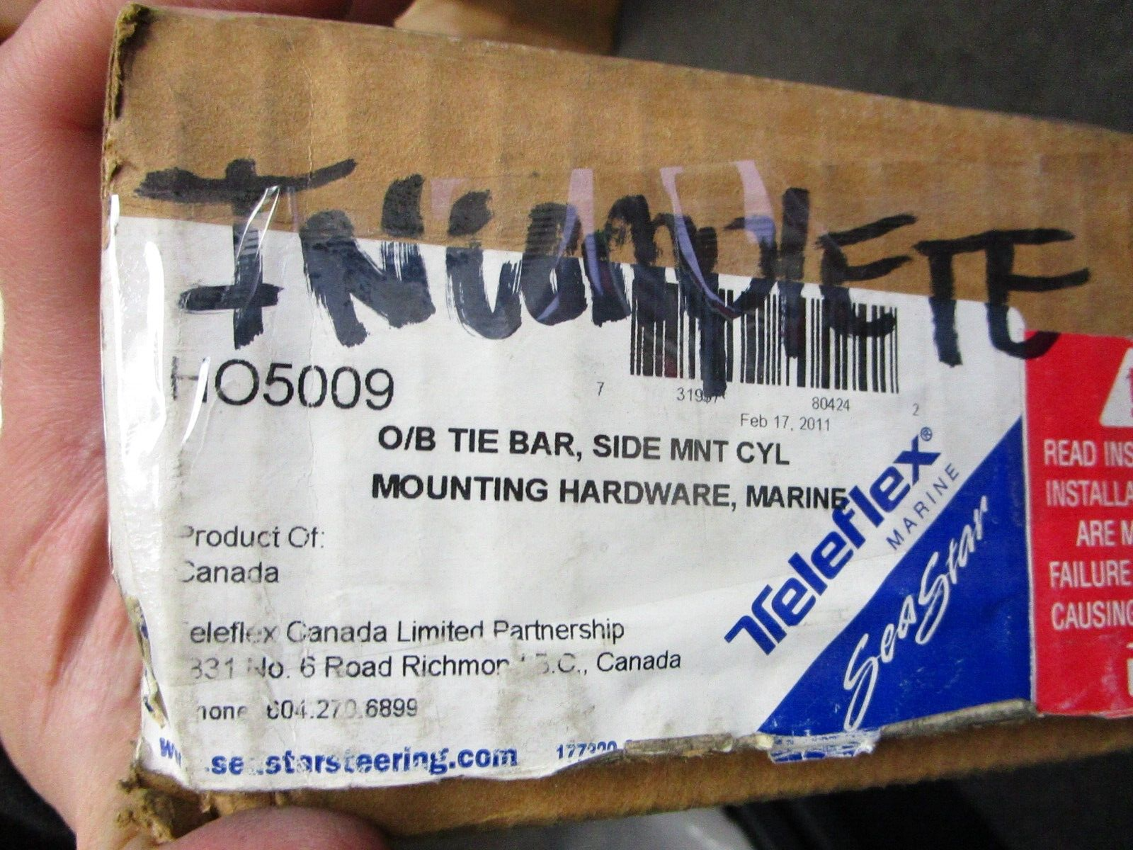 *NEW* 0720 Seastar Teleflex Tie Bar Assembly HO5009 Fits: Yamaha 70 - 90 hp