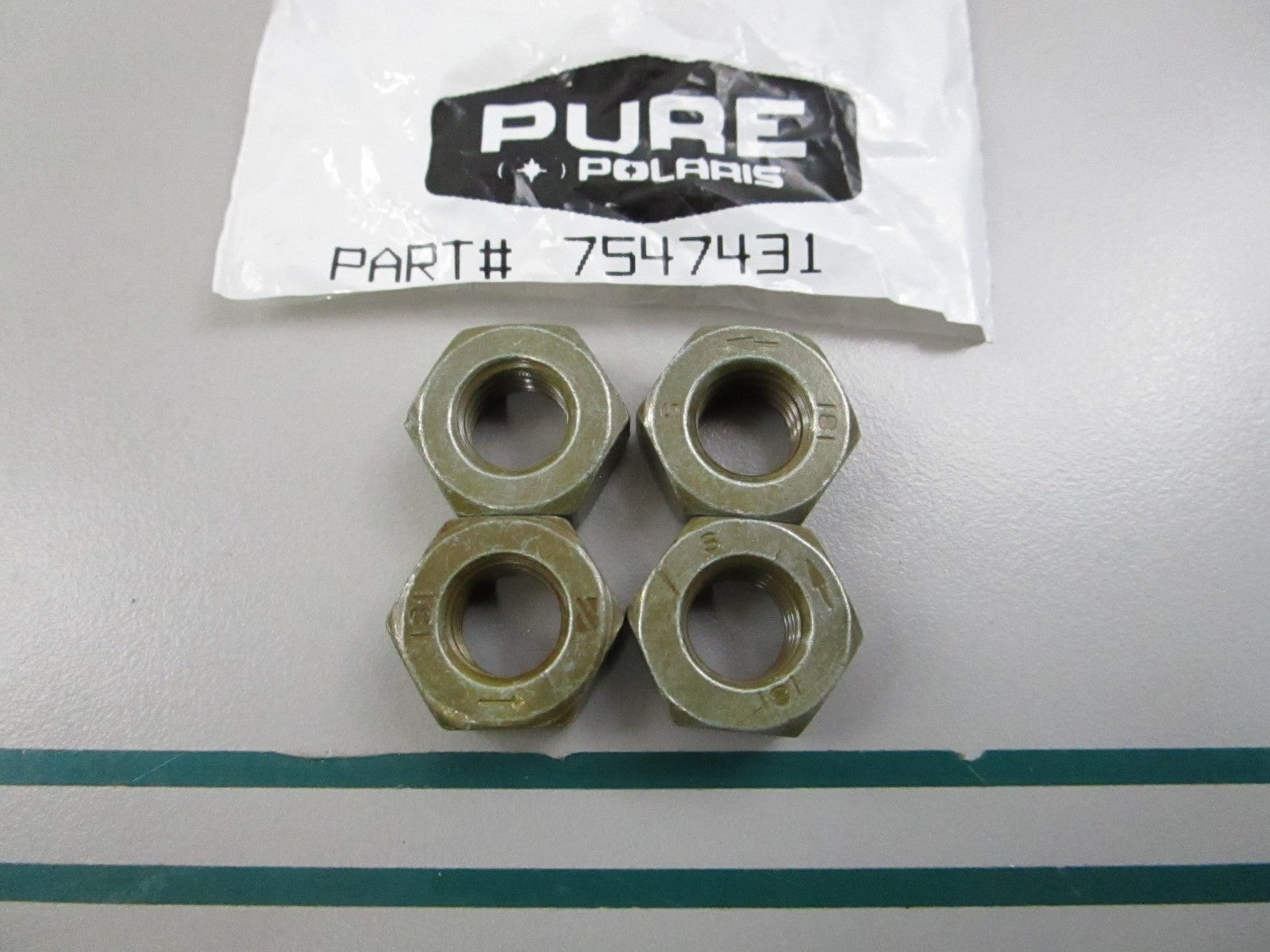 NEW OEM (LOT OF 4) 7547431 Polaris Nut 0810