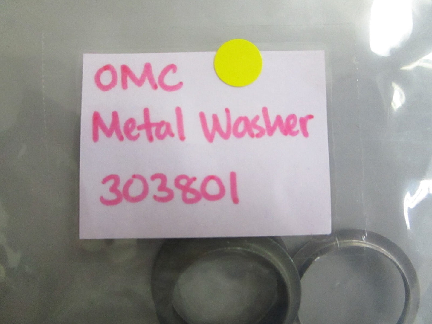 *NEW OEM* (LOT OF 4) 0810 OMC Johnson Evinrude Metal Washer 303801 0303801