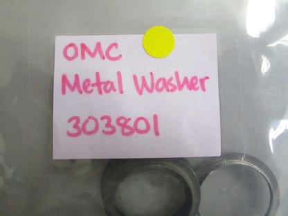 *NEW OEM* (LOT OF 4) 0810 OMC Johnson Evinrude Metal Washer 303801 0303801