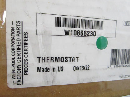 NEW OEM W10866230 Whirlpool Thermostat 0810