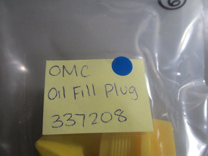*NEW OEM* 0810 OMC Johnson Evinrude Oil Fill Plug 337208 0337208