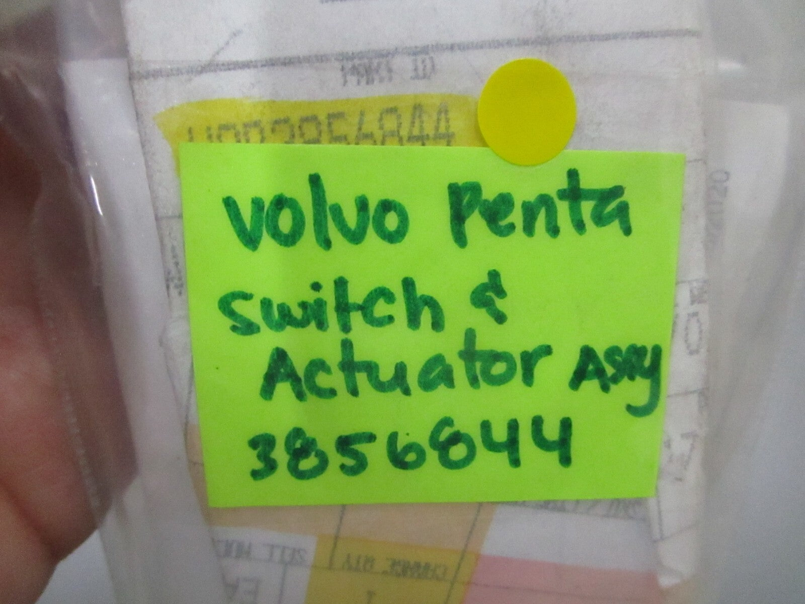 *NEW OEM* 0810 Volvo Penta Switch & Actuator Assembly 3856844