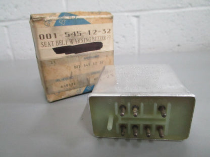 NEW OEM 0015451232 Mercedes-Benz Seat Belt Warning Relay 0820