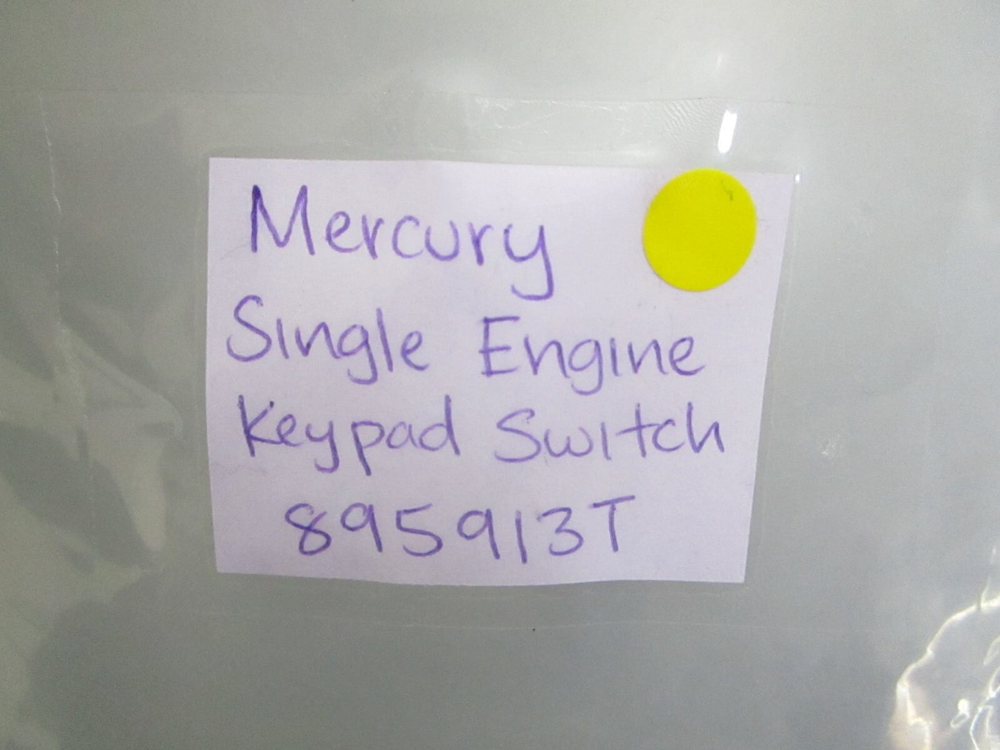 *NEW OEM* 0820 Mercury Quicksilver Single Engine Keypad Switch 895913T