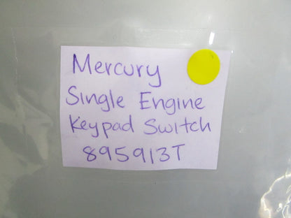 *NEW OEM* 0820 Mercury Quicksilver Single Engine Keypad Switch 895913T