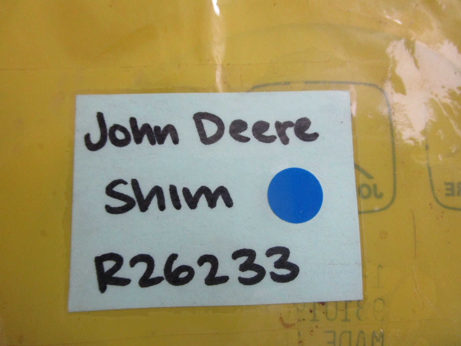 *NEW* 0770 John Deere Shim R26233