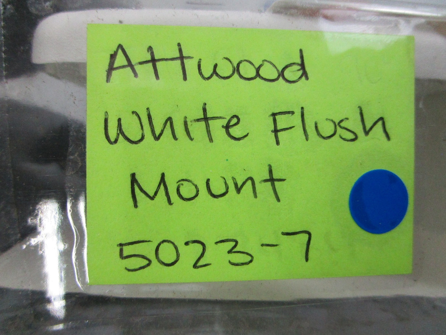 NEW OEM 5023-7 Attwood White Flush Mount 0810