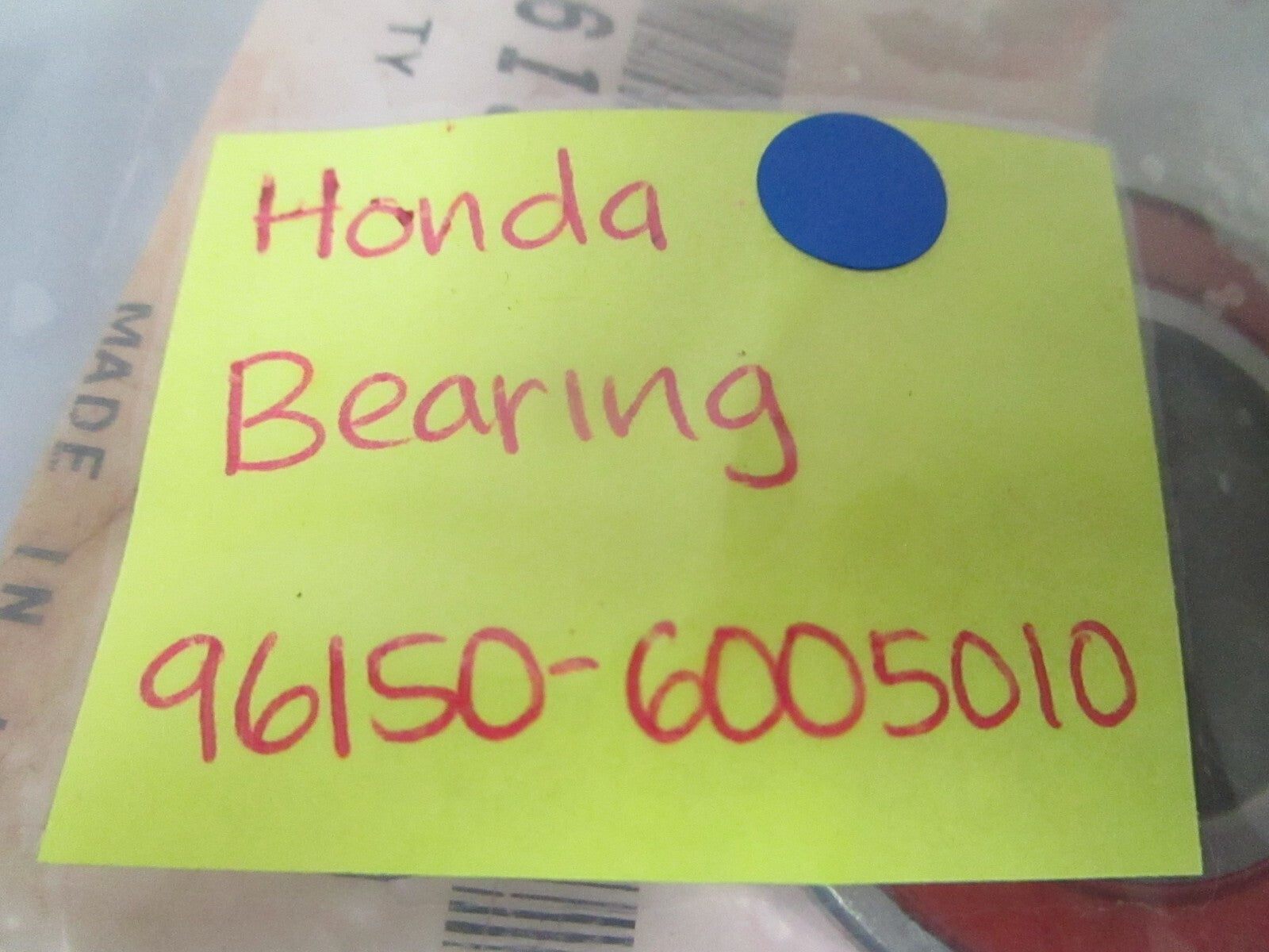*NEW OEM* 0810 Honda Bearing 96150-6005010
