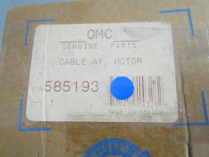 NEW OEM 585193 0585193 OMC Johnson Evinrude Motor Cable Ay 0820