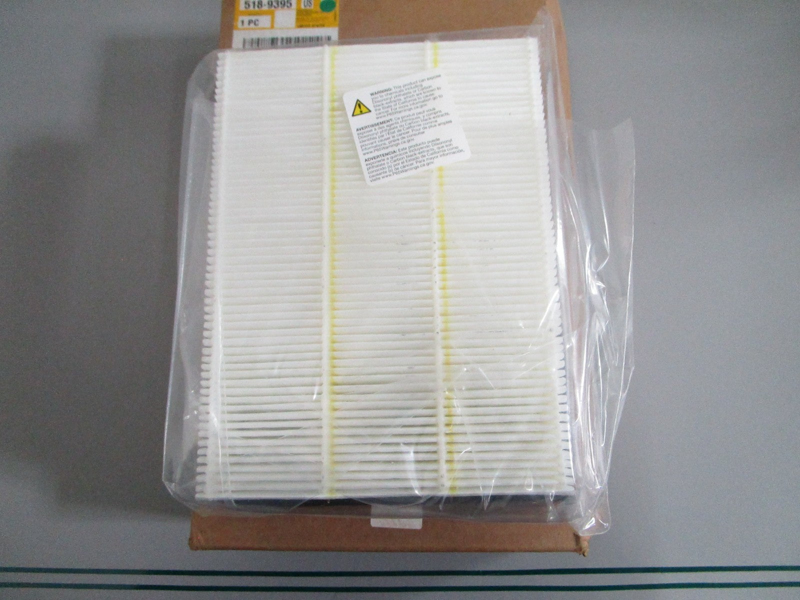 Caterpillar 518-9395 NEW OEM Cab Air Filter Mini Excavator 304 306 308 309 0820