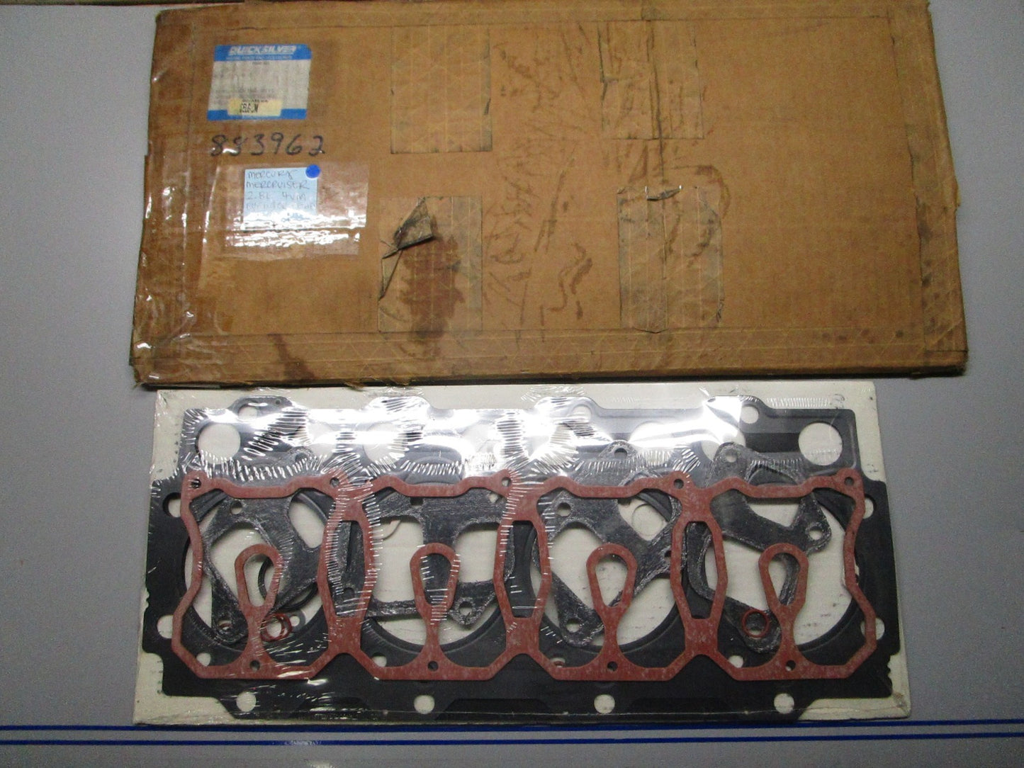*NEW OEM* 0720 Mercury Mercruiser 2.8L 4VM Cylinder Head Gasket Kit 27-883962