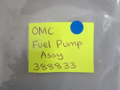 *NEW OEM* 0820 OMC Johnson Evinrude Fuel Pump Assy 388833 0388833