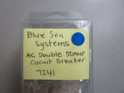 *NEW* 0770 Blue Sea Systems AC Double 50 AMP Circuit Breaker 7241