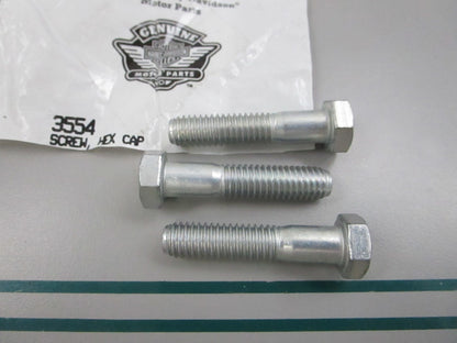 NEW OEM (LOT OF 3) 3554 Harley Davidson Hex Cap Screw 0810