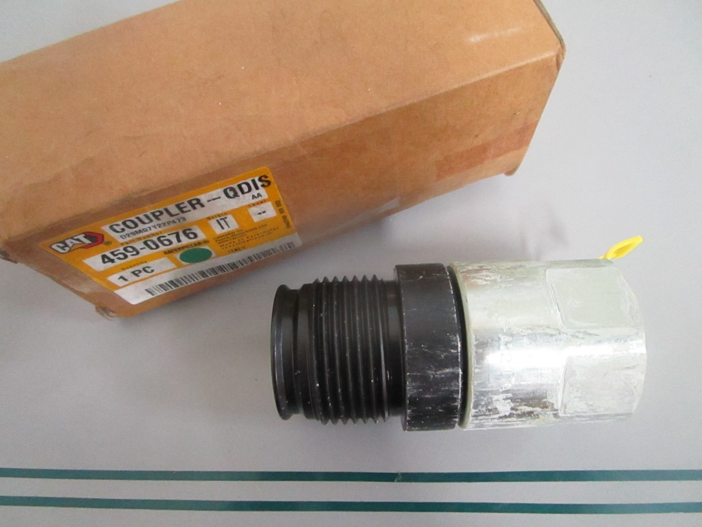 Caterpillar 459-0676 QDIS Quick Disconnect Coupler Seal Italy NEW OEM 0820