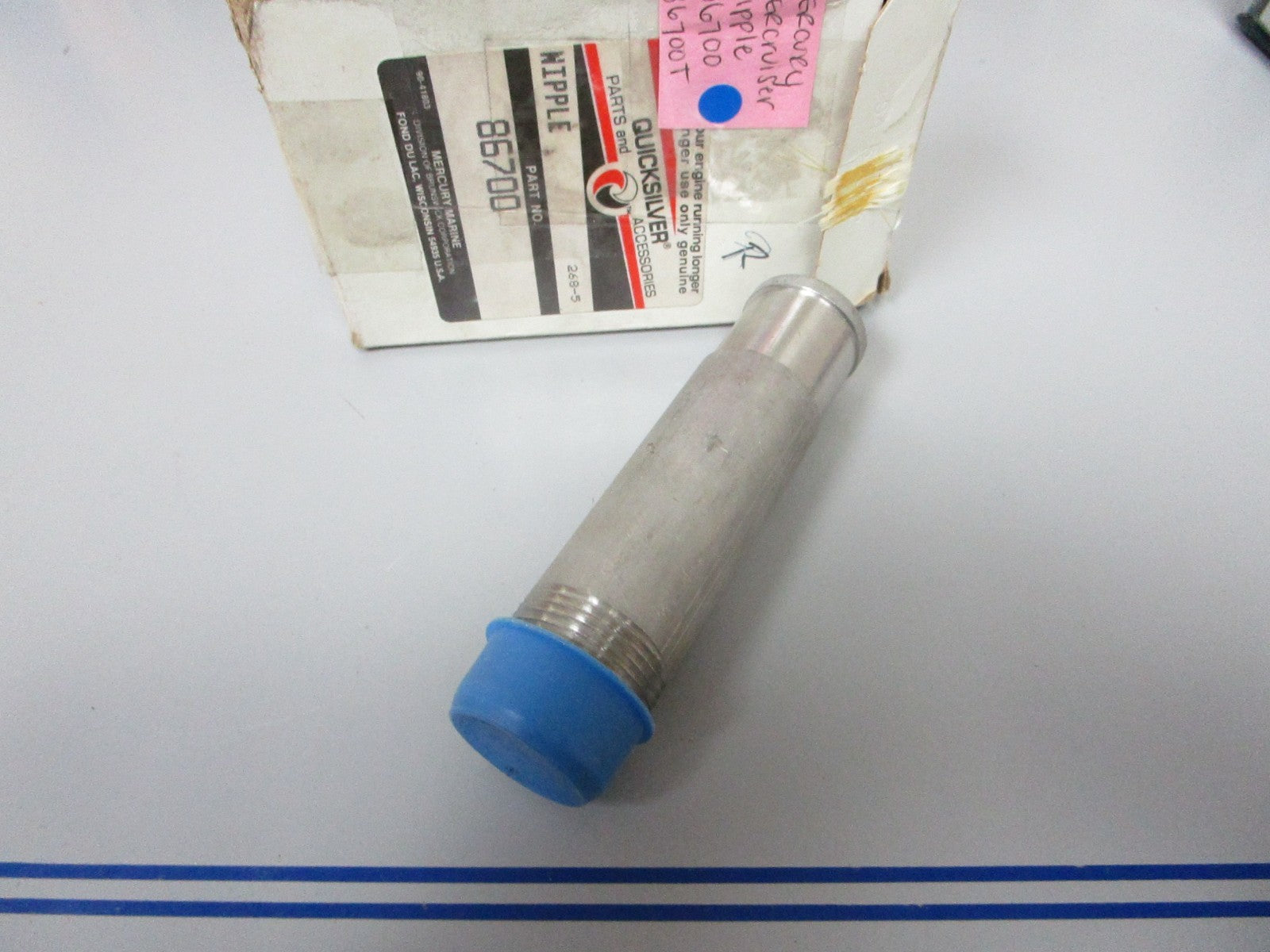 NEW OEM 86700 86700T Mercury Quicksilver Nipple 0720