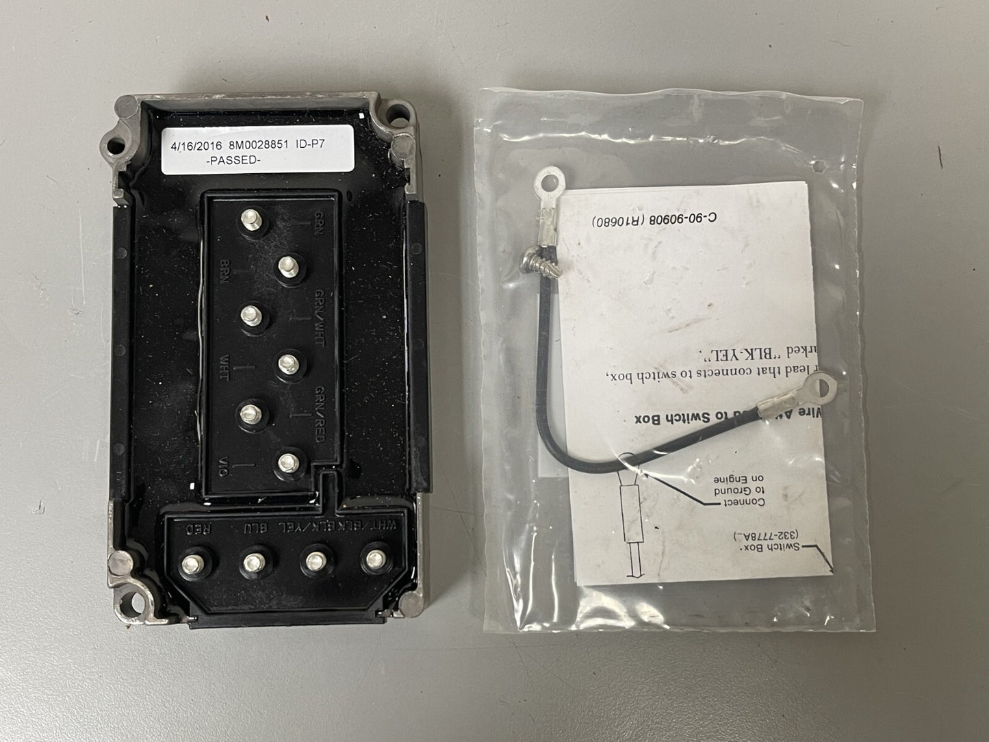 *NEW OEM* 0670 Mercury Quicksilver Switch Box Assembly 332-7778A12