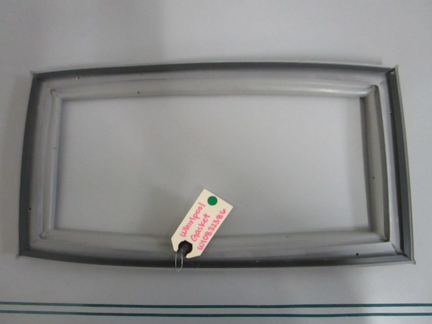 Whirlpool W10832386 Refrigerator Pantry Drawer Gasket Gray NEW OEM 0820