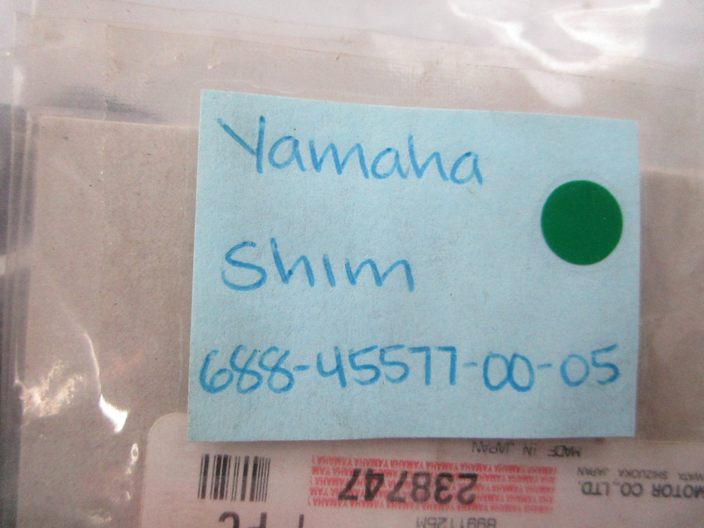 NEW OEM 688-45577-00-05 Yamaha Shim 0810