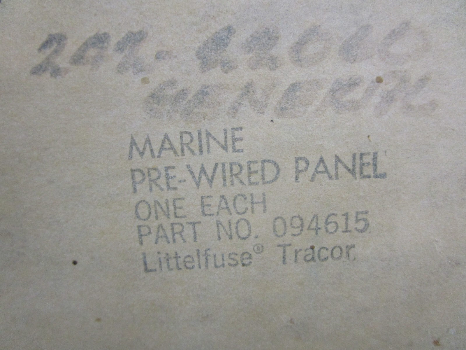 *NEW* 0820 Littelfuse Marine Pre-Wired Panel 094615