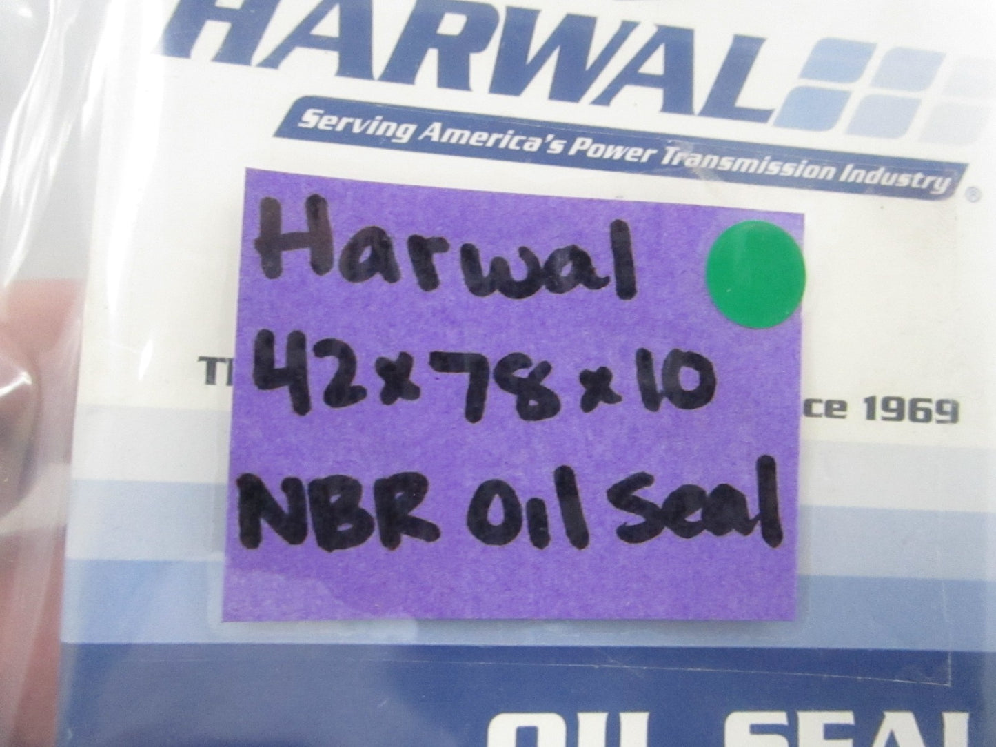 NEW 42x78x10 Harwal NBR Oil Seal 0810
