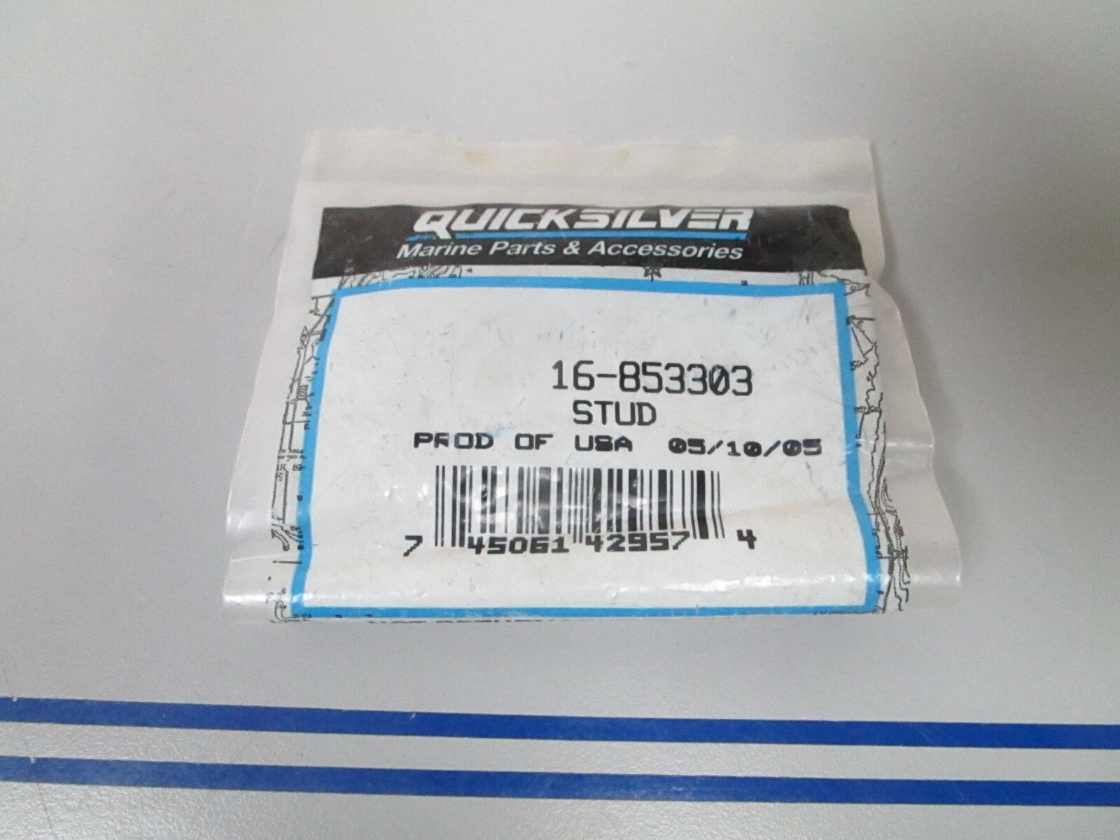 *NEW OEM* 0810 Mercury Quicksilver Stud 16-853303