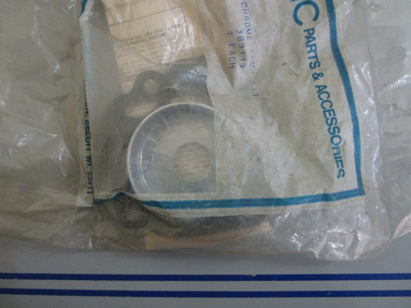 *NEW OEM* 0820 OMC Johnson Evinrude Chrome Pump Kit 389119 0389119