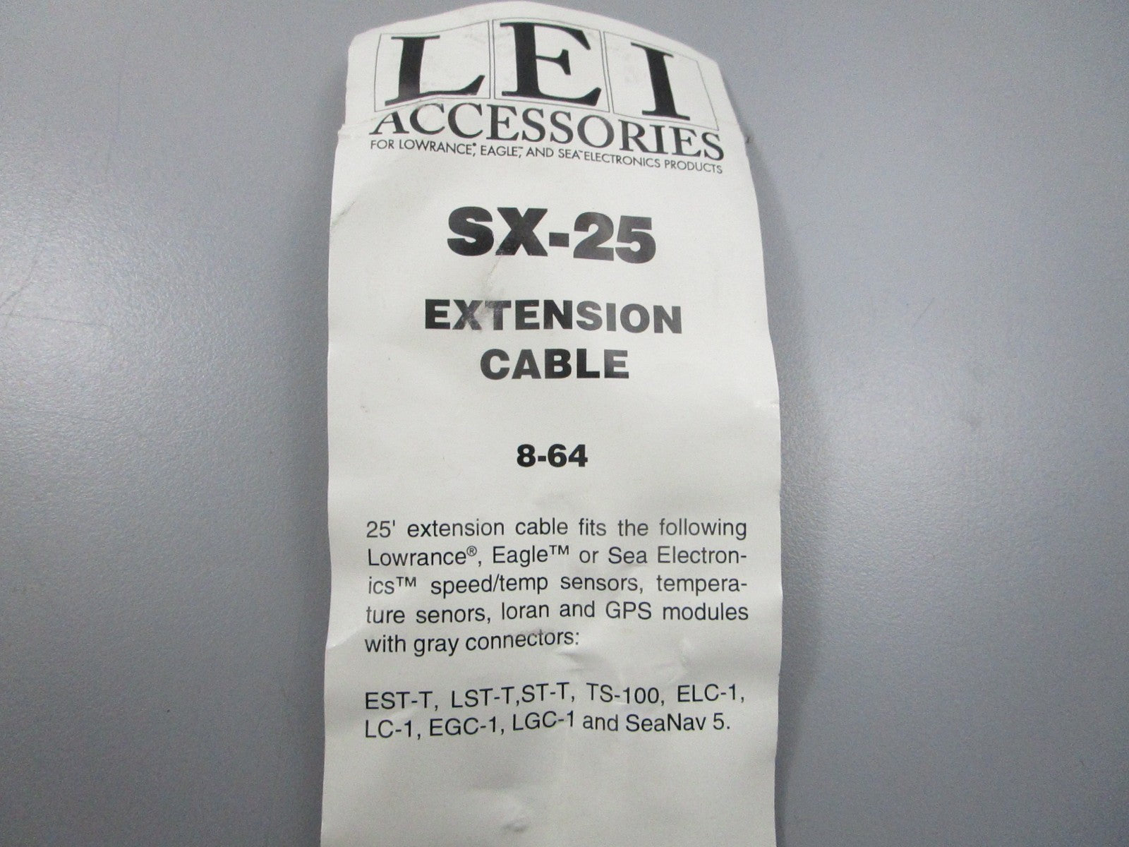 NEW OEM SX-14 Lowrance Extension Cable #8-64 0810