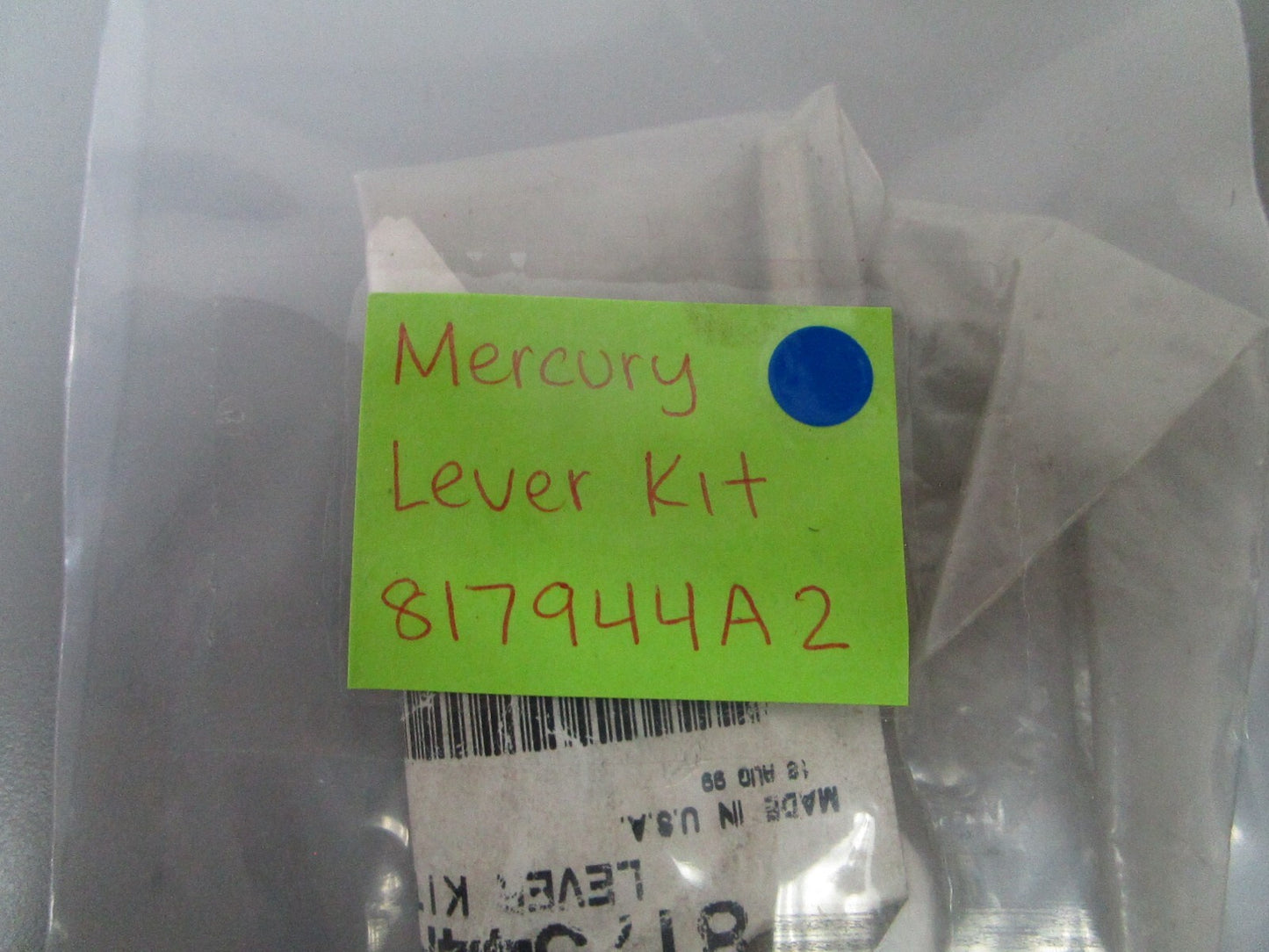 *NEW OEM* 0810 Mercury Quicksilver Lever Kit 817944A2
