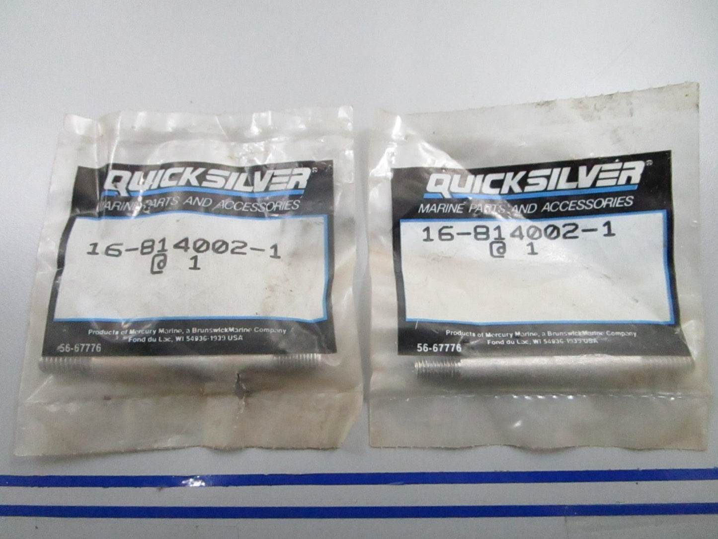 *NEW OEM* (LOT OF 2) 0840 Mercury Quicksilver Stud 16-8140021