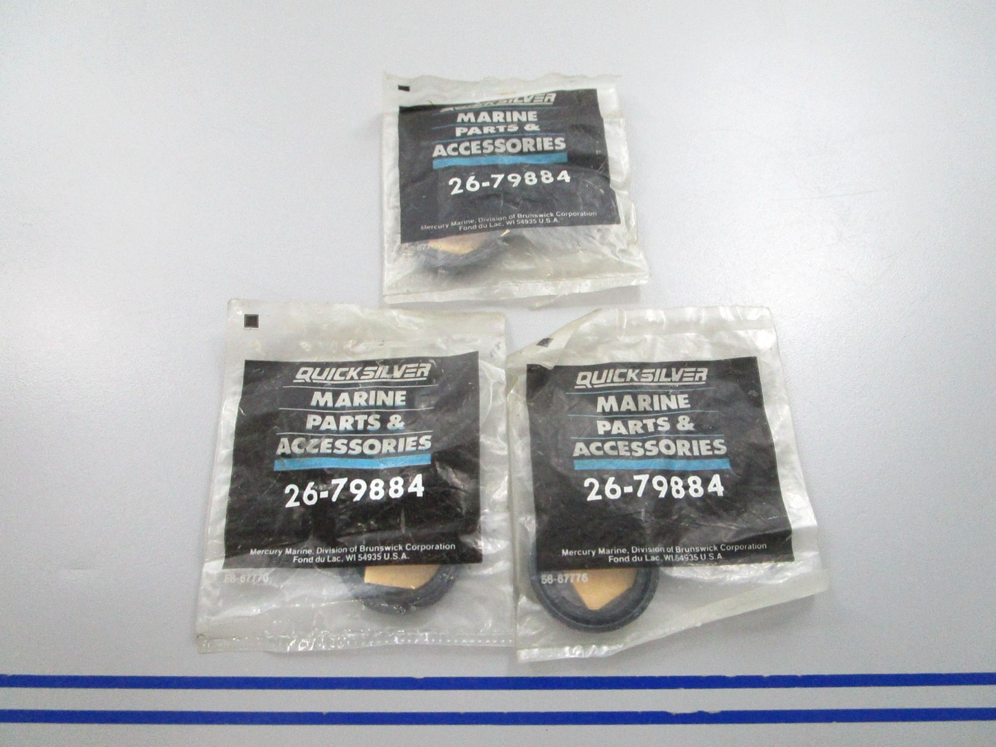 NEW OEM (LOT OF 3) 26-79864 Mercury Quicksilver Oil Seal 0810