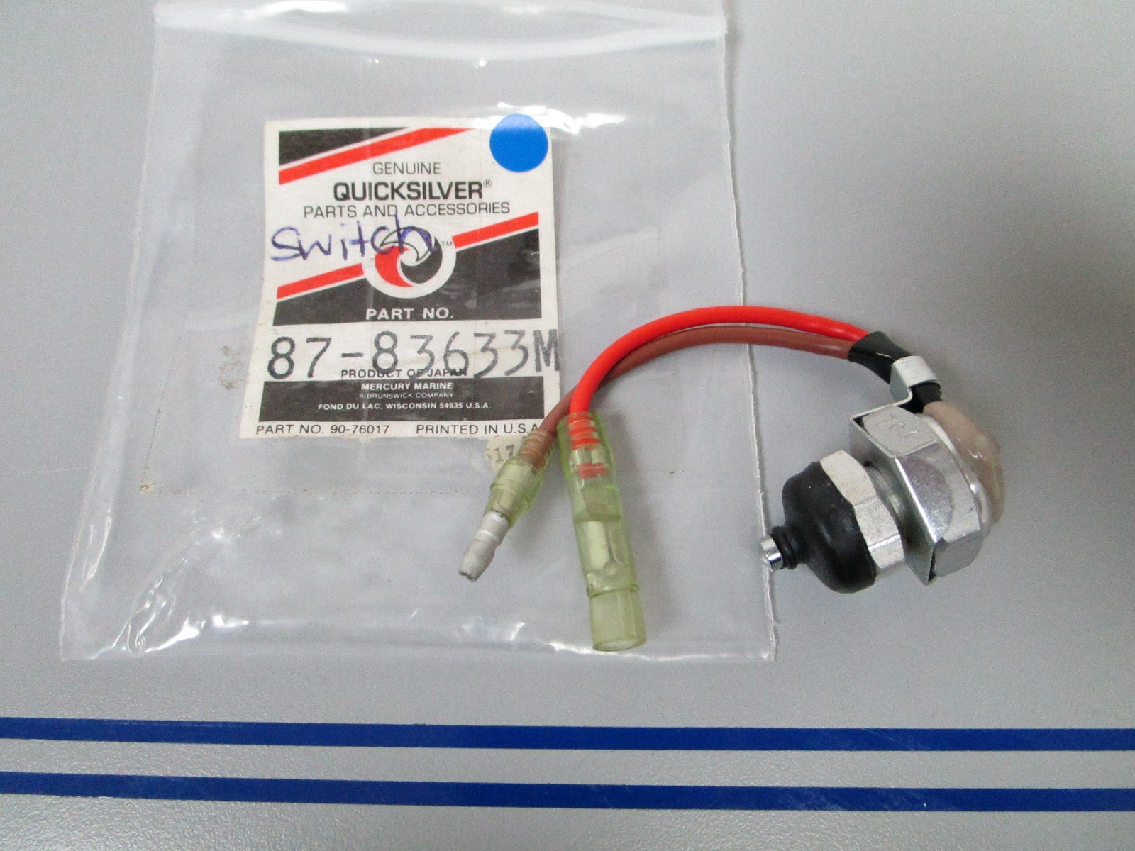 NEW OEM 87-83633M Mercury Quicksilver Switch 0720