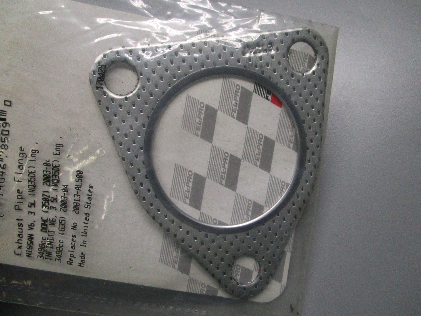 *NEW* 0810 Fel-Pro Flange Gasket 61341 Replaces: 20813-AL500