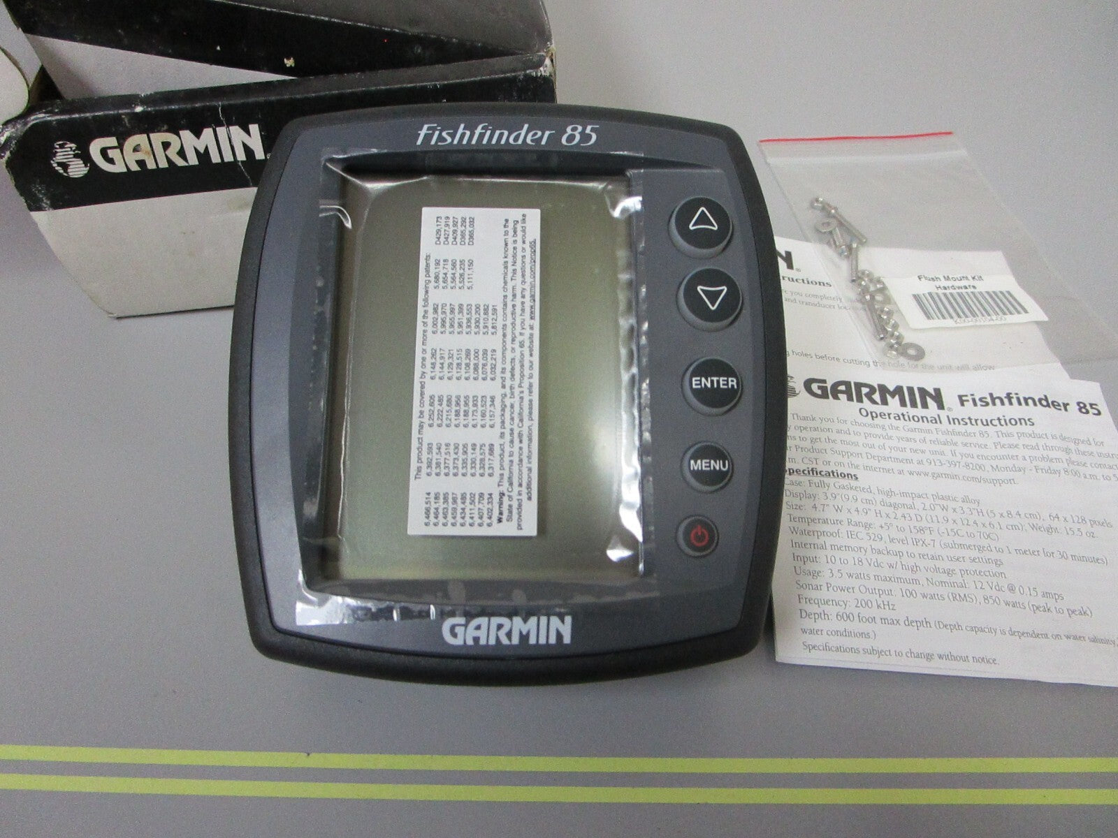 *NEW OEM* 0720 Garmin Fish Finder 85 FF85 010-00314-05 82488759